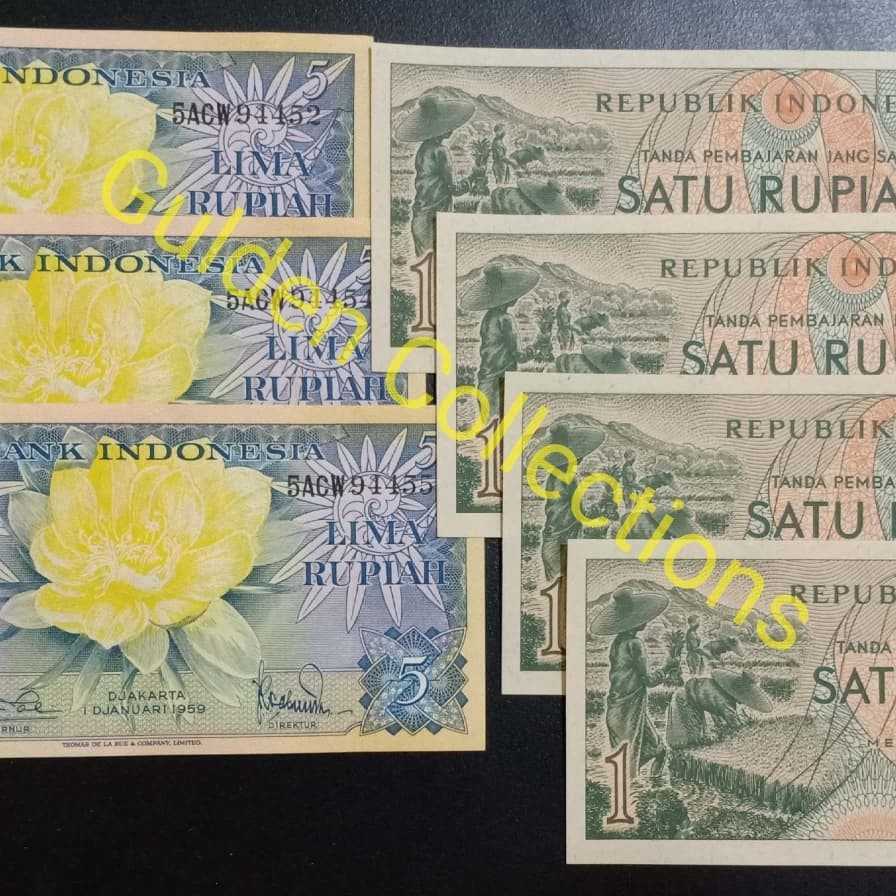 Paket mahar 19 rupiah kertas uang kuno mahar pernikahan 5551111 BH