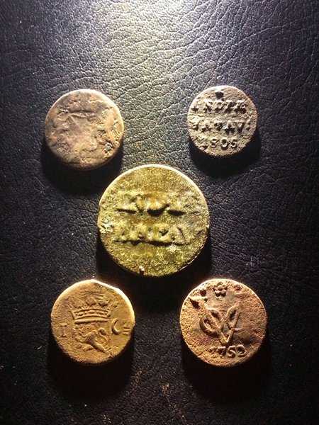 A3663 Lot 5 Keping Koin jaman penjajahan Belanda Sesuai Dengan Gambar Ready