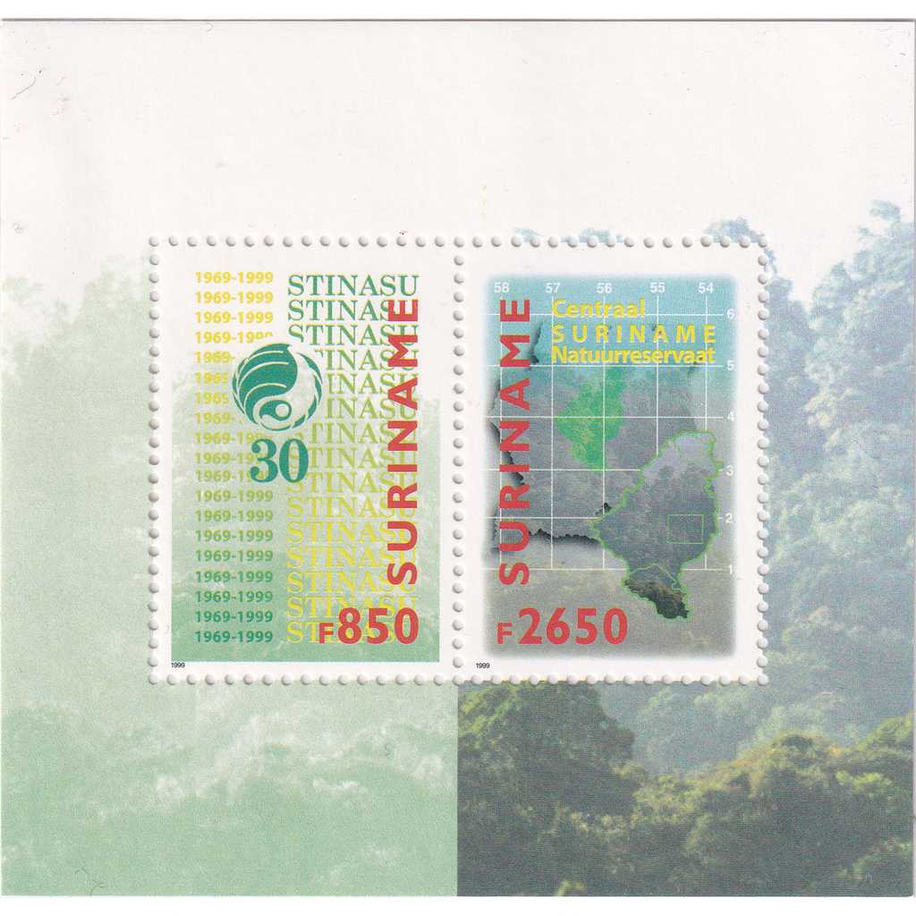 Prangko Suriname 1999 - The 30th Anniversary of the Surinam Conservation Foundation SS