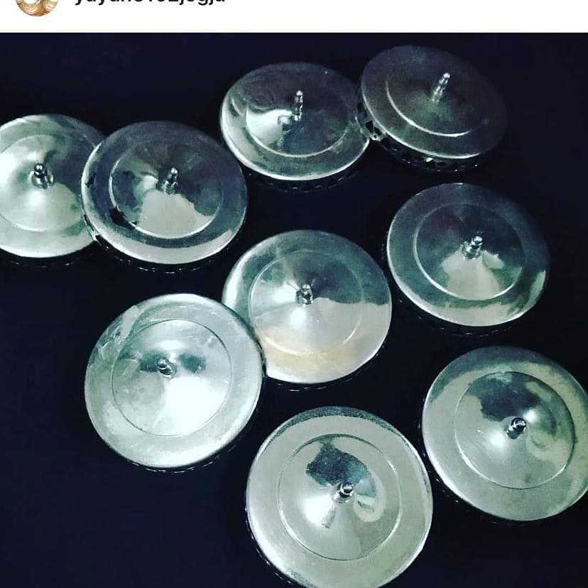 Tutup gelas lawas bahan Alpaca