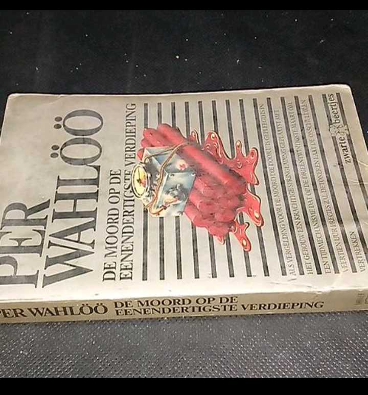 Novel Tua Belanda 1964 - De Moord Op De Eenendertigste Verdieping (Pembunuhan di Lantai 31) - Door Per Wahloo - Terbitan UTRECHT