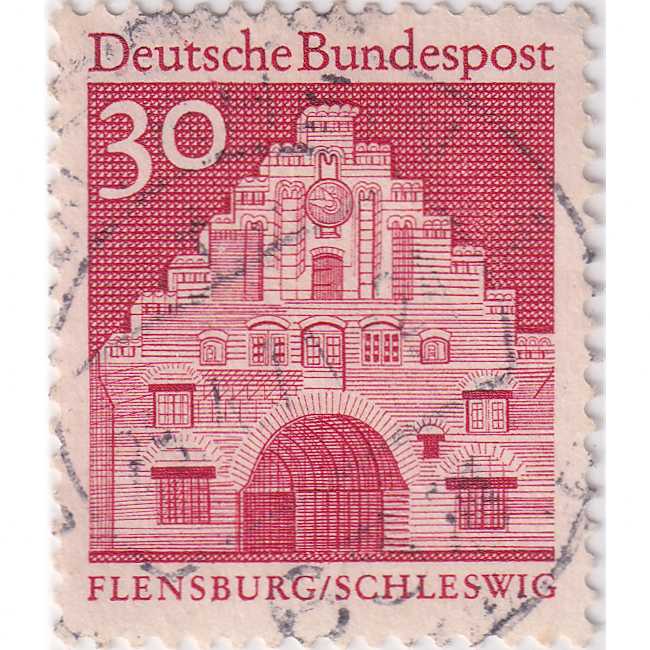 Prangko Germany 1966 - Building Structures of the 12th Century, small size LL Used