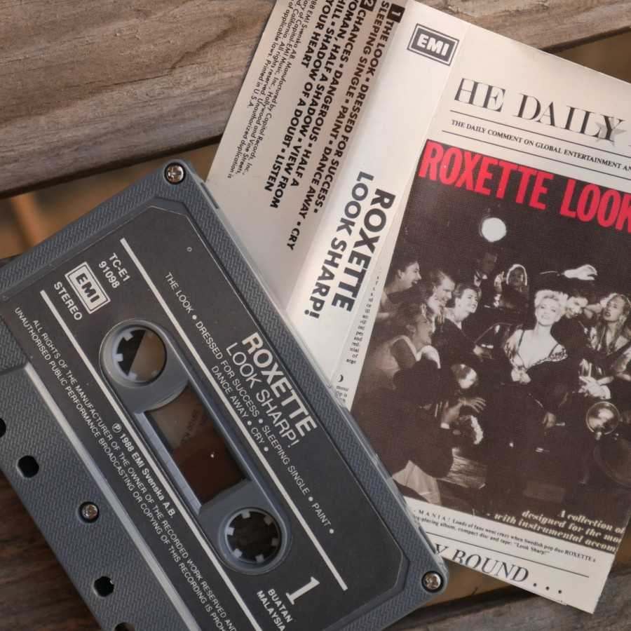Kaset Pita Roxette album Look Sharp!
