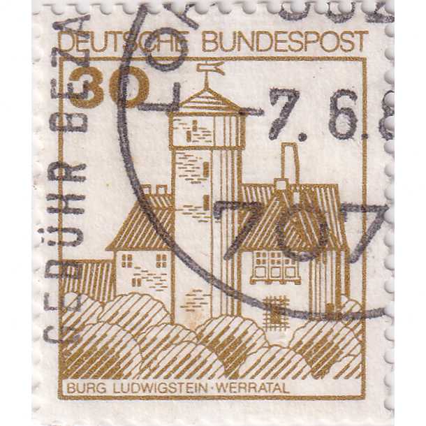 Prangko Germany 1977 - Palaces and Castles 30Pfg Used