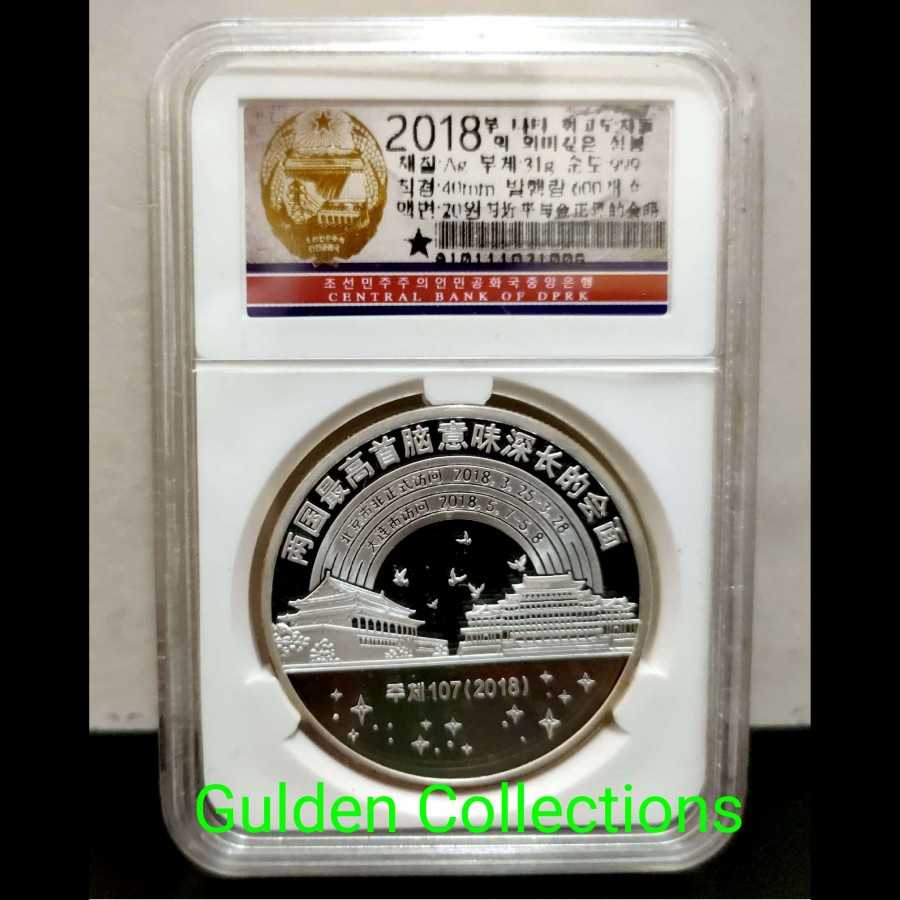 Koin Perak Korea Utara 20 Won 1 Oz LIMITED EDITION