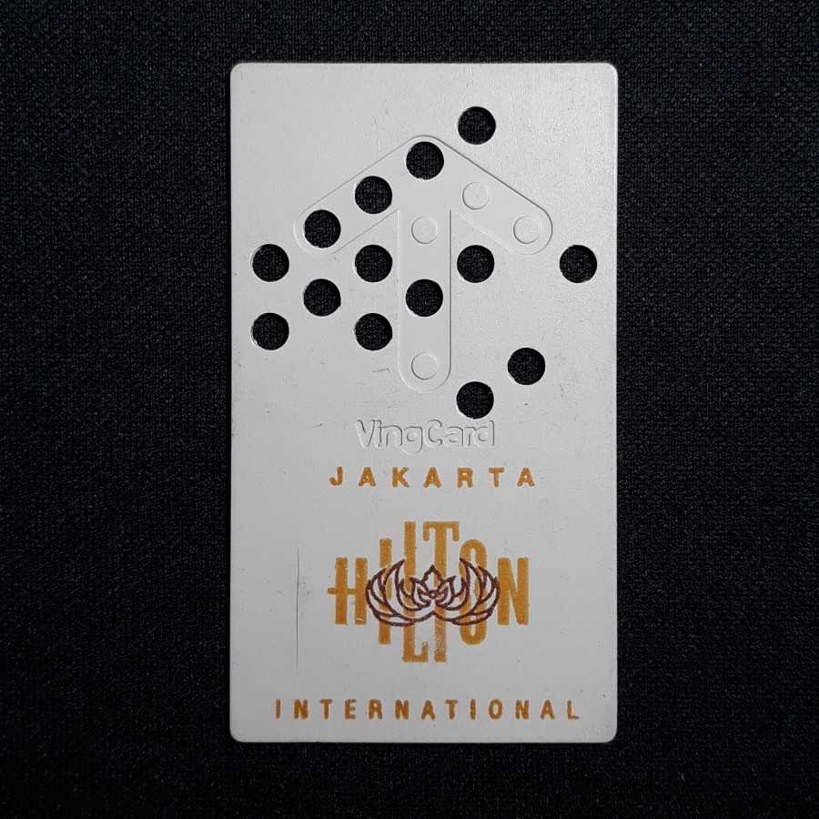 Kartu Koleksi Hotel Bekas : Hilton , Jakarta