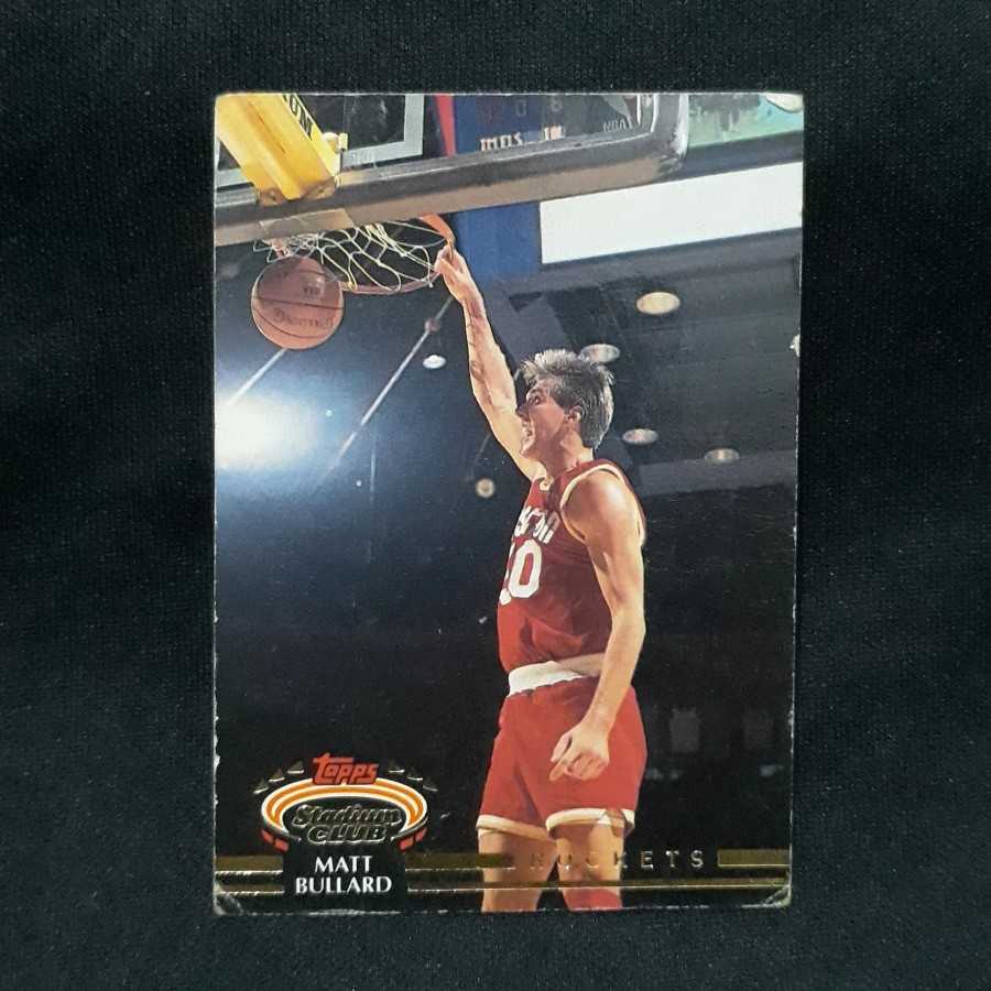 Kartu Koleksi NBA 1992/1993 Topps : HOUSTON ROCKETS - Matt Bullard