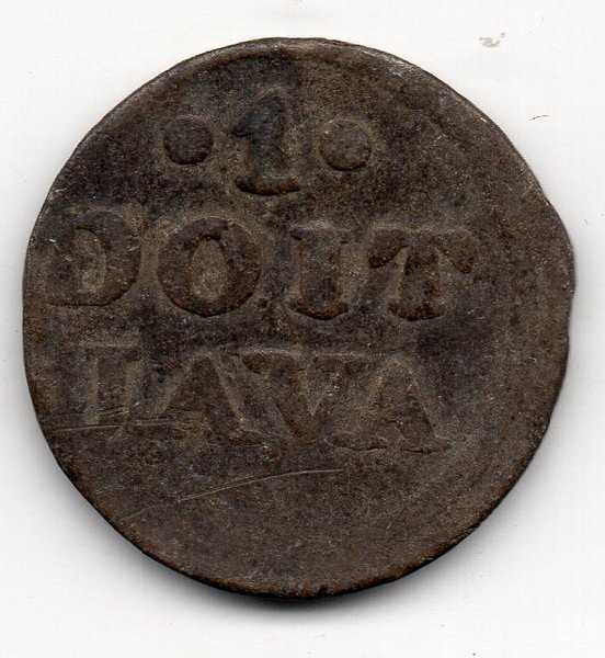 A4012 Koin Kuno British java VOC Tin Doit EIC 181x Sesuai gambar Asli