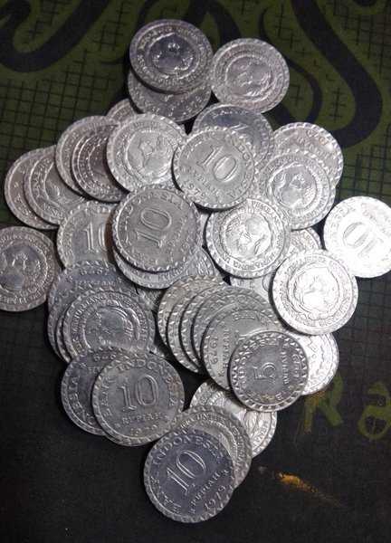 A982 Per 1 Keping Uang Kuno 10 Rupiah tahun 1979 Untuk Mahar Mas Kawin Keterangan Lihat Diskripsi Rp6.000