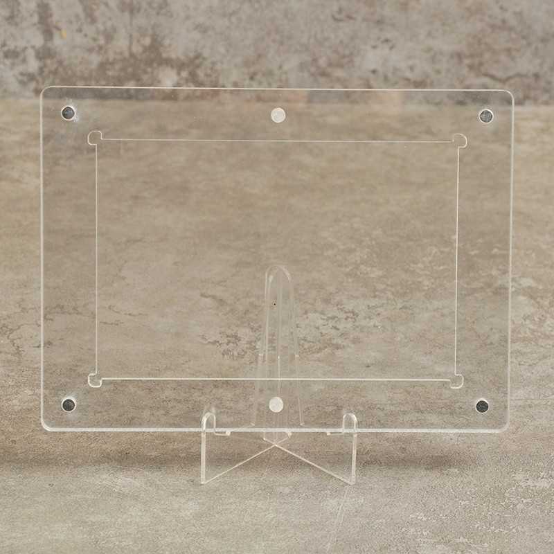 one touch magnetic vertikal 180pt card holder pelindung kartu basket