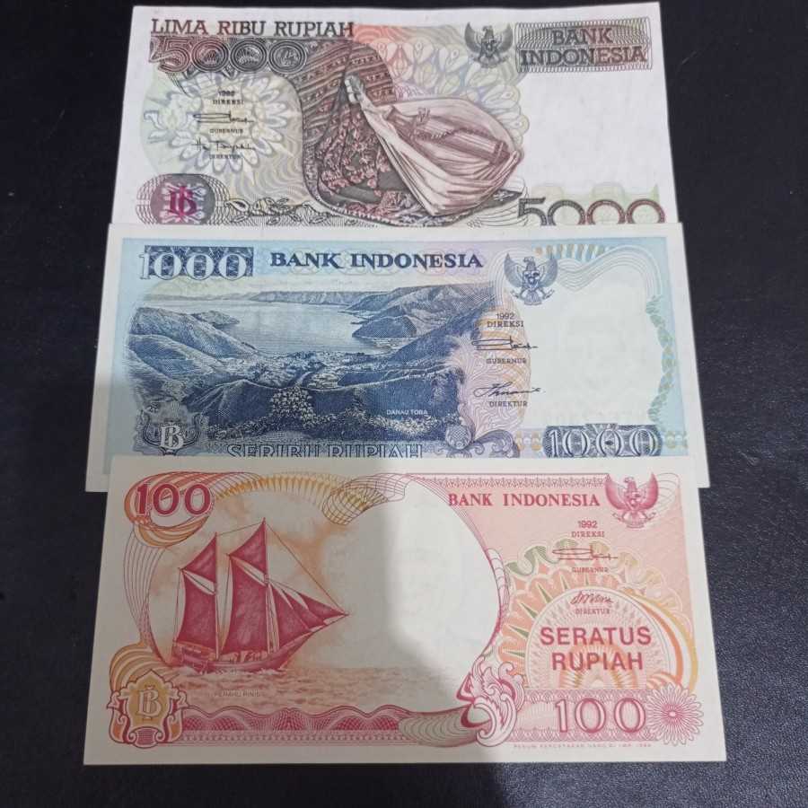 set uang kuno seri kebudayaan ekonomis