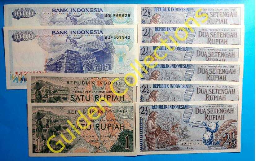 Paket Uang Kuno Murah Mahar Pernikahan 2017 Rupiah UNC Baru Gres Hijau