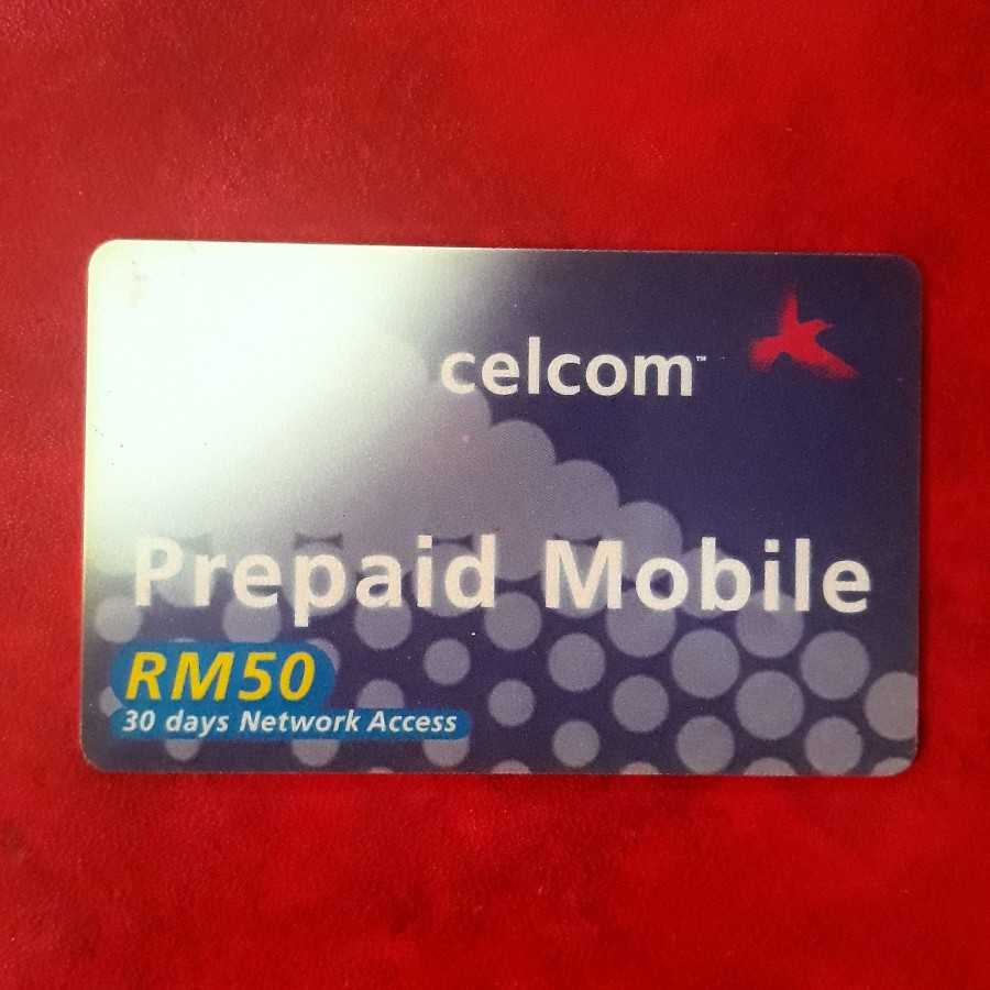 Kartu Telepon Umum Luar : CELCOM Malaysia (12