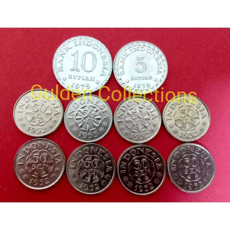 Paket mahar 19 rupiah koin uang kuno mahar pernikahan 10550skx8