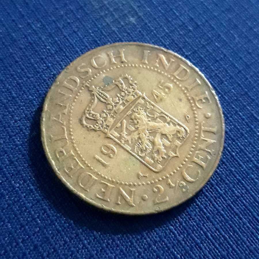 Hindia Belanda ( Netherlands East Indies ) - 2.5 Cents 1945 : Koin