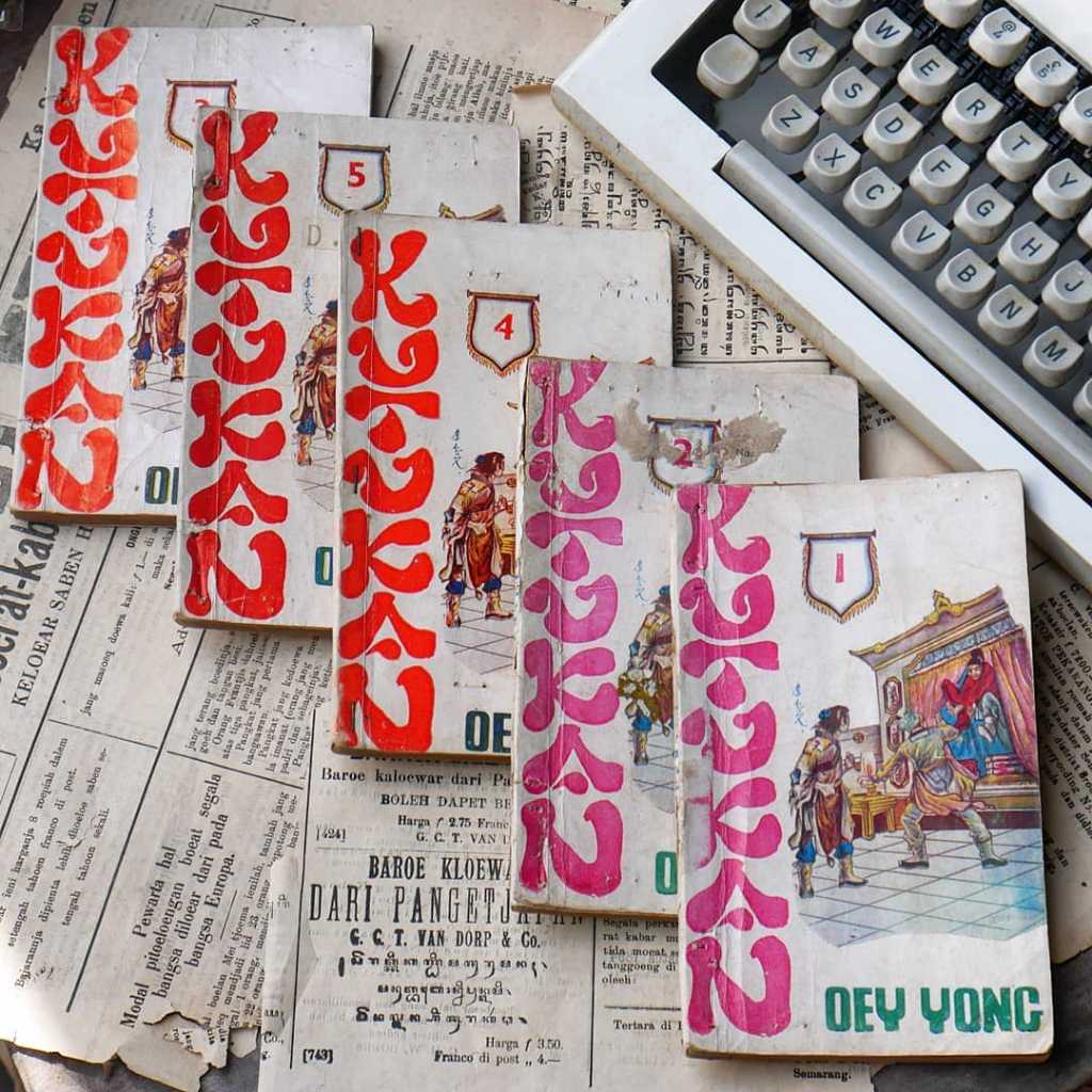 #cersil "Kutukan" Oey Yong U.P Leiman Djakarta 1970 Jilid 1-5