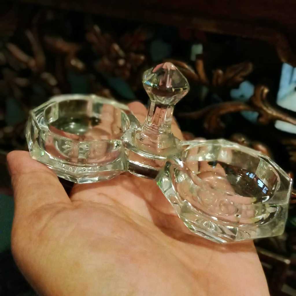 Tempat Tinta Kristal Vintage