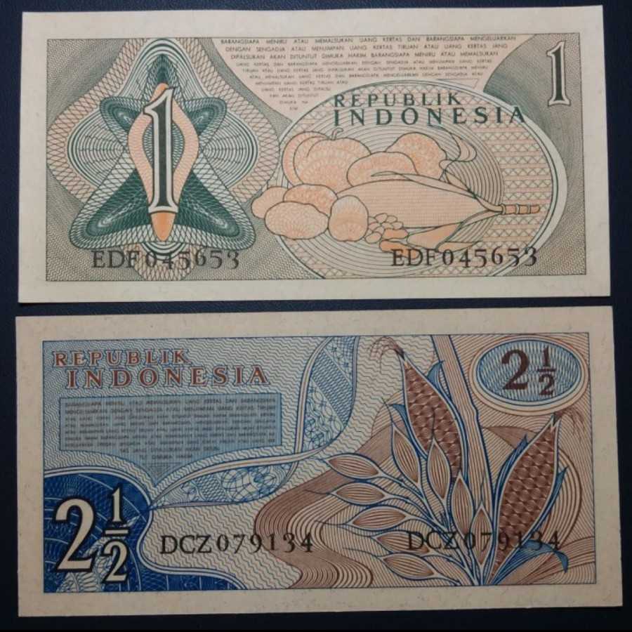 uang kuno set komplit sandang pangan beredar (ekonomis)