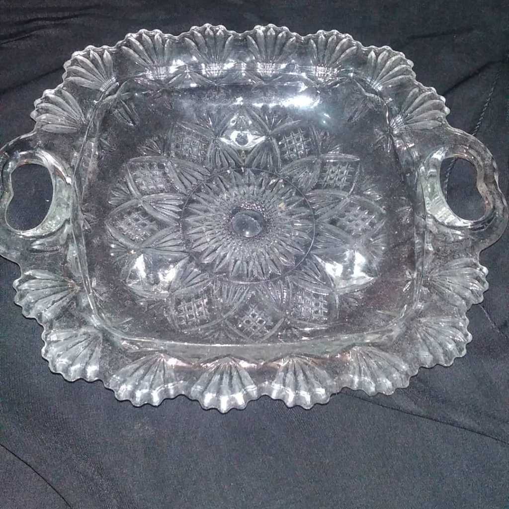 Piring Kristal Vintage