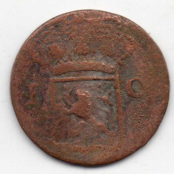 A1417 Neterlands Indie 1 Cent Tahun 18XX Bekas Sesuai Gambar