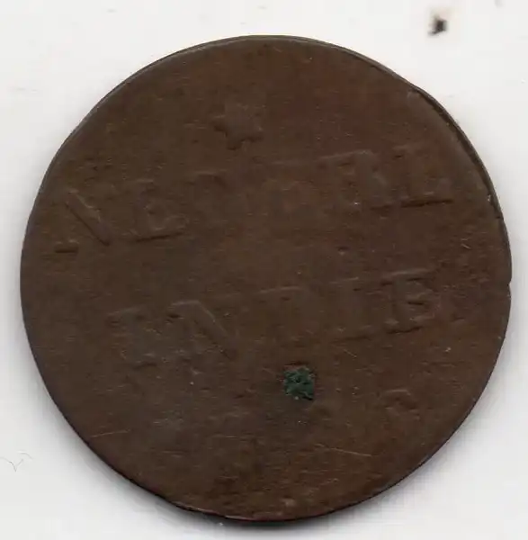 A1372 Nederlands Indies 1 Cent Tahun 1836 Bekas Sesuai Gambar