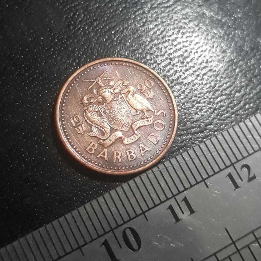 Barbuda ( Barbados ) - 1 Cent 1990 : Koin / Asing / Kuno