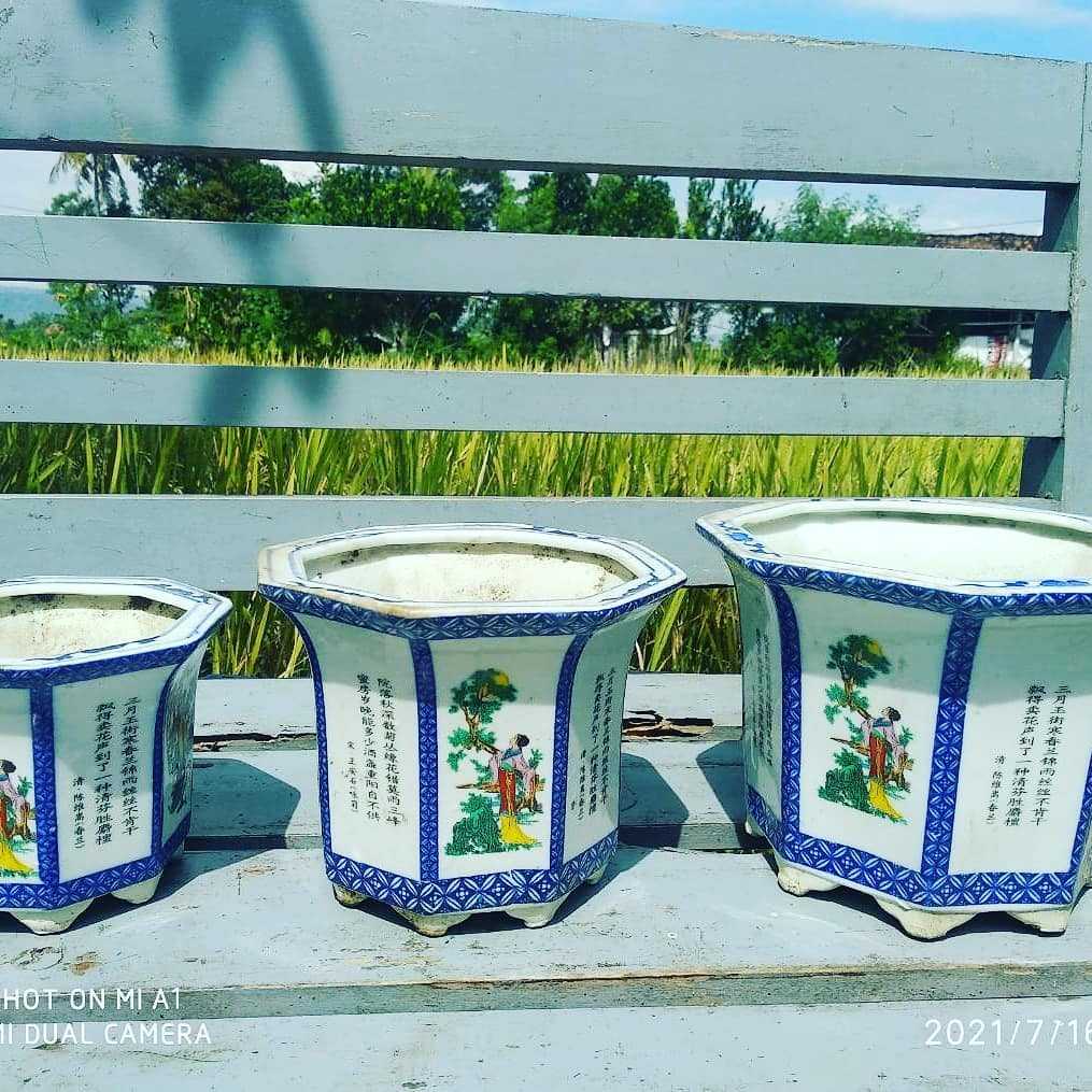 Set pot Japan berbagai ukuran mulus