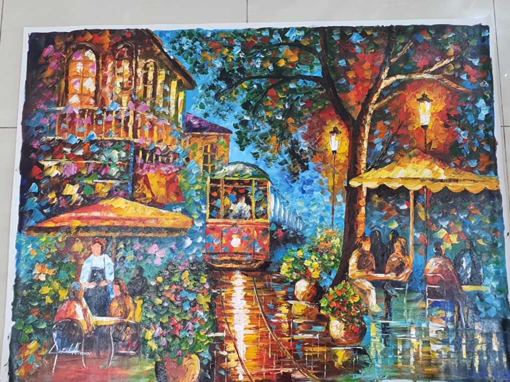 Lukisan Old Magic Pelukis Leonid Afremov