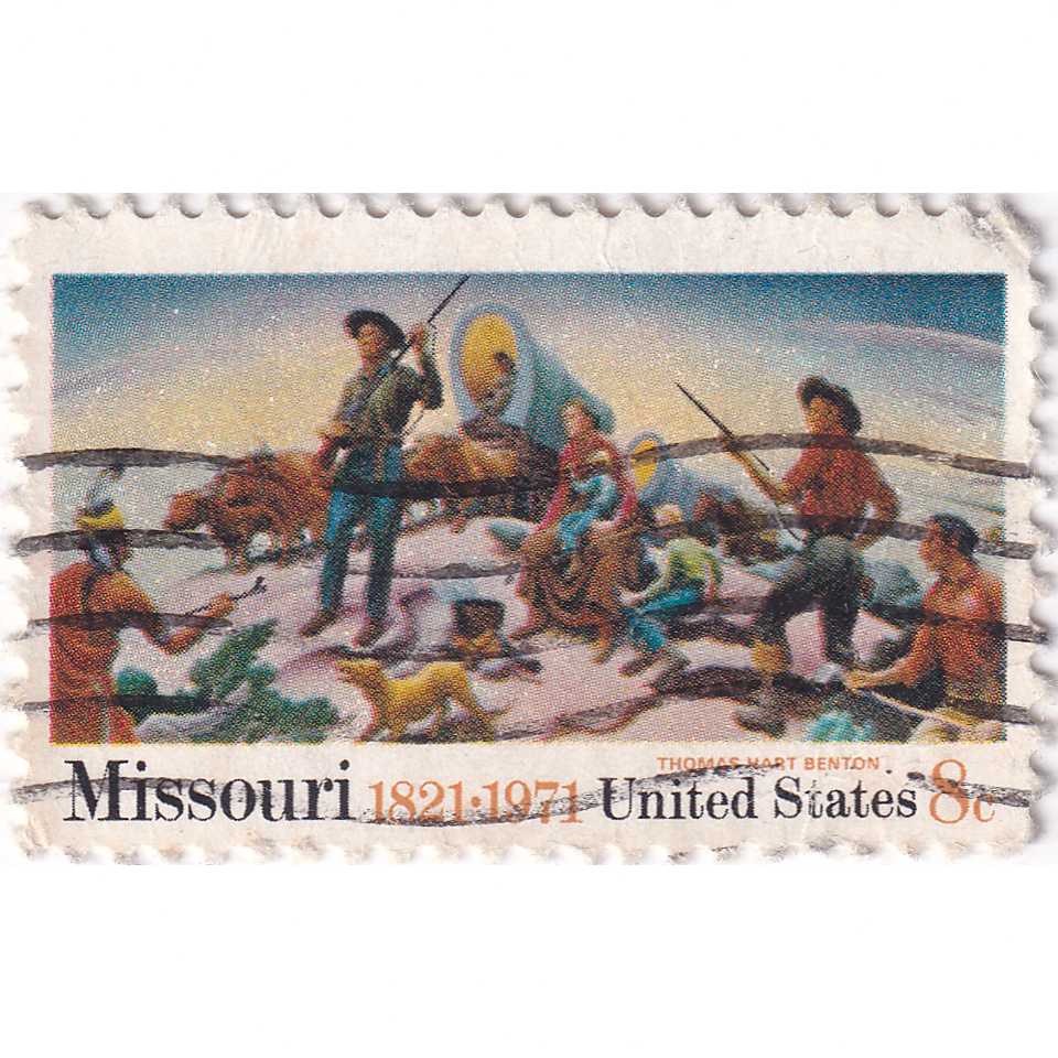 Prangko United States 1971 - The 150th Anniversary of Missouri Statehood Used