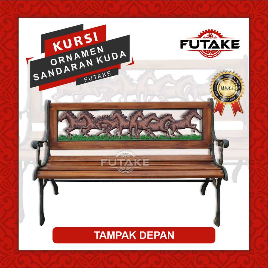 PROMO KURSI HORSE BENCH KURSI MOTIF KUDA ELEGAN MURAH KURSI JATI KUAT