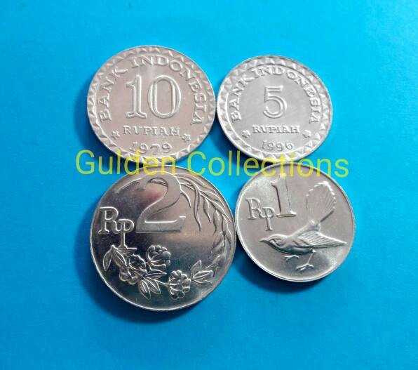 Paket Uang kuno 18 rupiah 10 5 2 1
