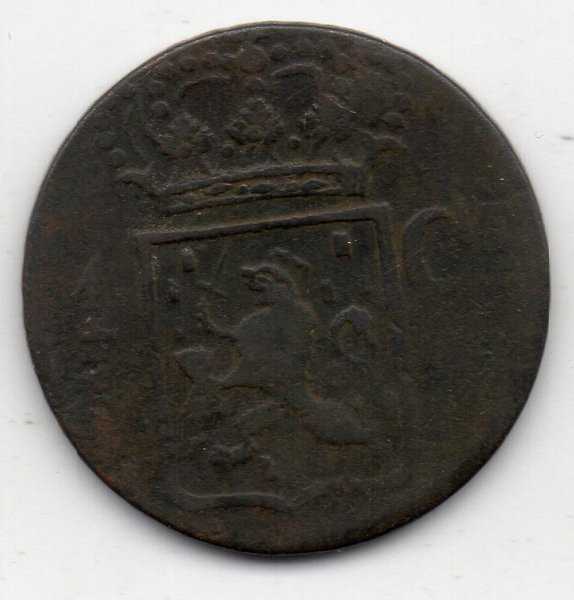 A1385 Nederlands Indies 1 Cent 1838 Bekas Sesuai Gambar