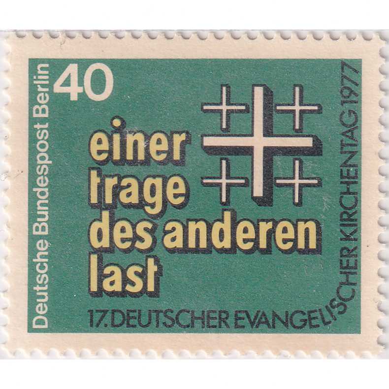Berlin - Postage stamps - 1977 - Evangelical Church Day