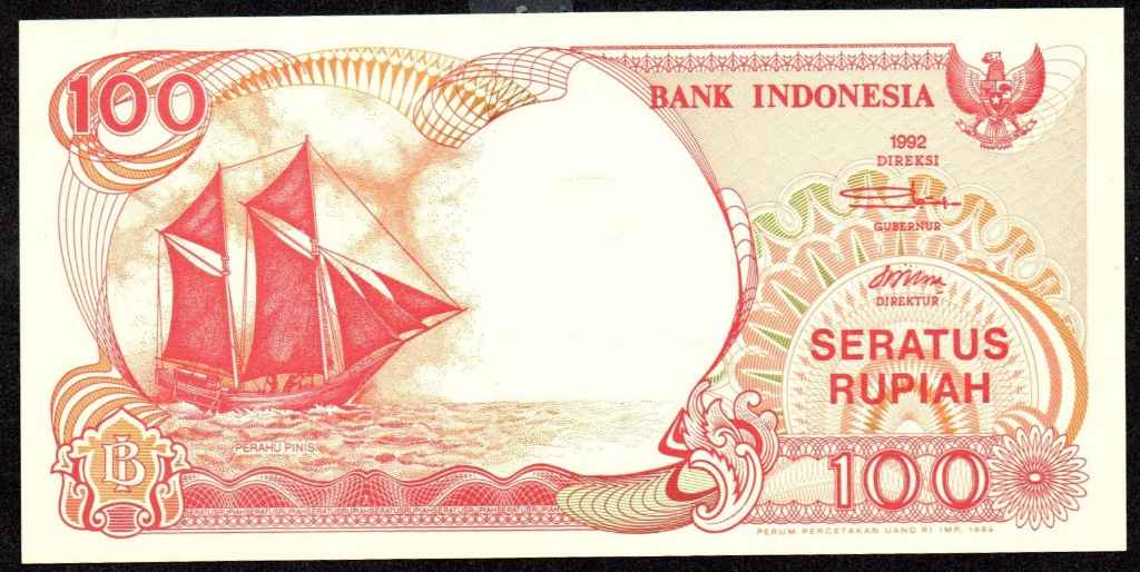Indonesia 100 Rupiah 1992/1994