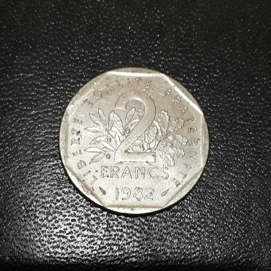 Perancis ( France ) - 2 Francs 1982 : Koin / Asing / Kuno