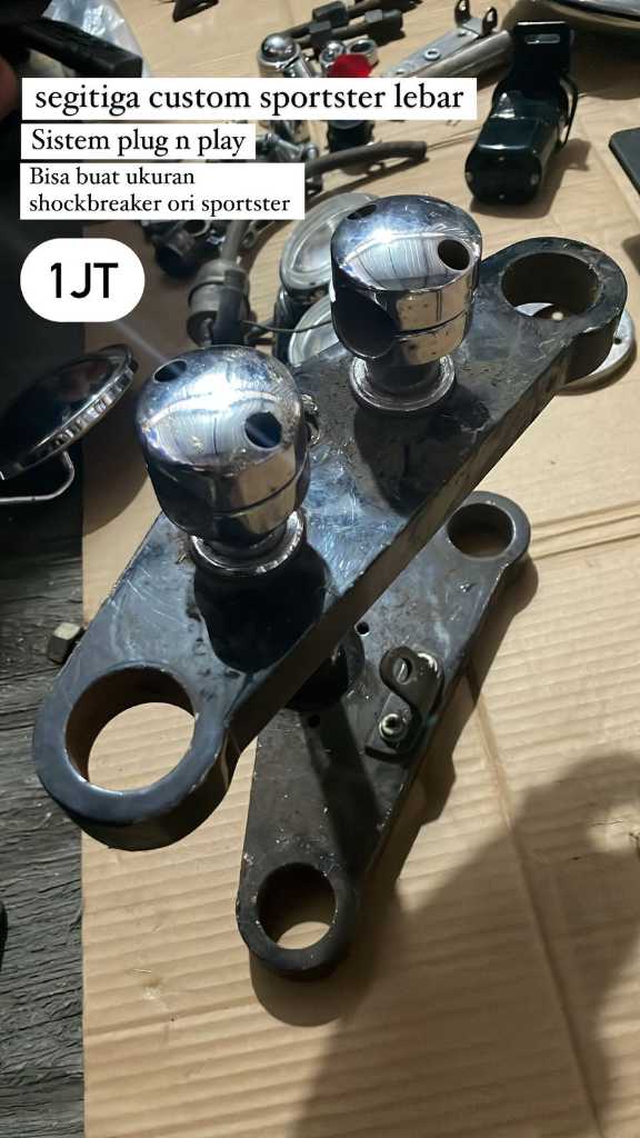 segitiga custom sportster lebar