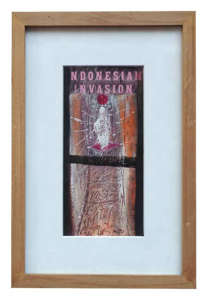 Lukisan Karya Nasirun #4 Uwuh Seni 2010 Invitation Card [A001]