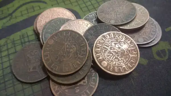 A1173 Per 1 Keping Netherlandsch Indies 1 Cent Tahun 1914