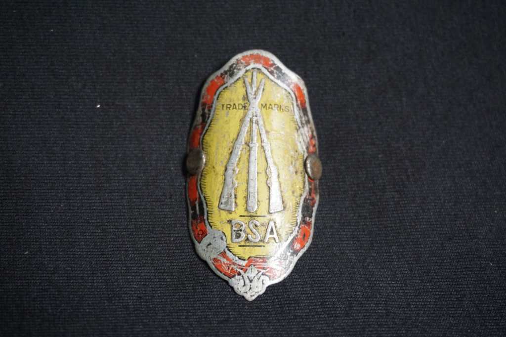 Emblem Plat Sepeda Ontel Merk BSA