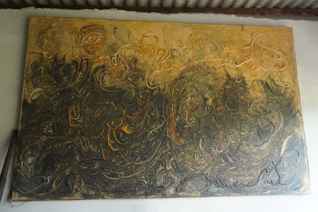 lukisan abstrak karya Affandi