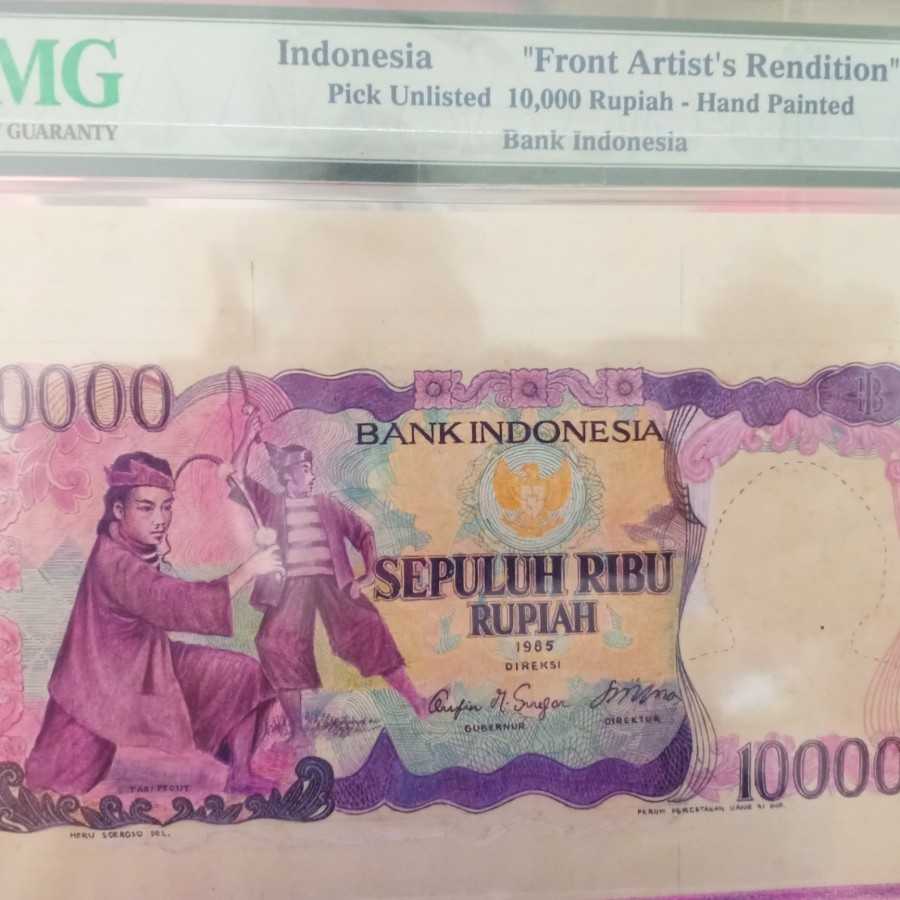artist Rendition pmg uang Indo ( lolos Grading )