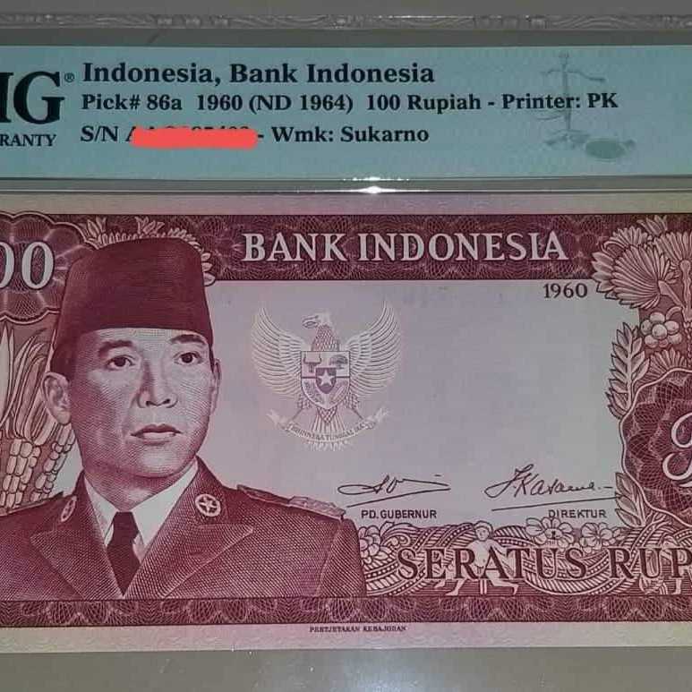 1960 SUKARNO 100 Pmg 67
