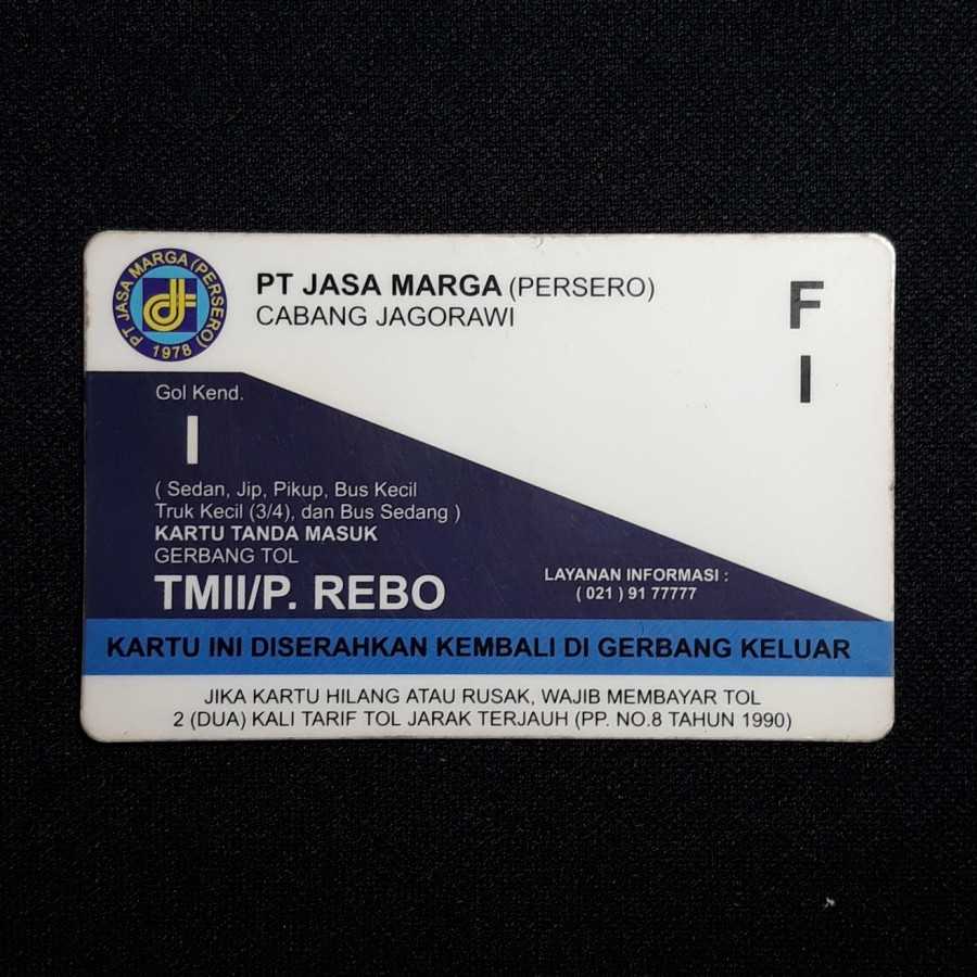 Kartu Koleksi : Akses Toll - TMII / Pasar Rebo