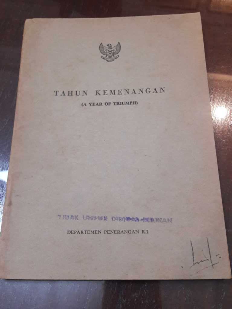 BUKU PIDATO PRESIDEN TAHUN 1962
