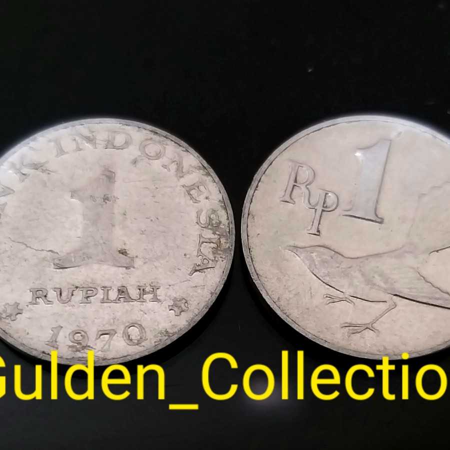 Uang kuno 1 rupiah koin 1970 bekas