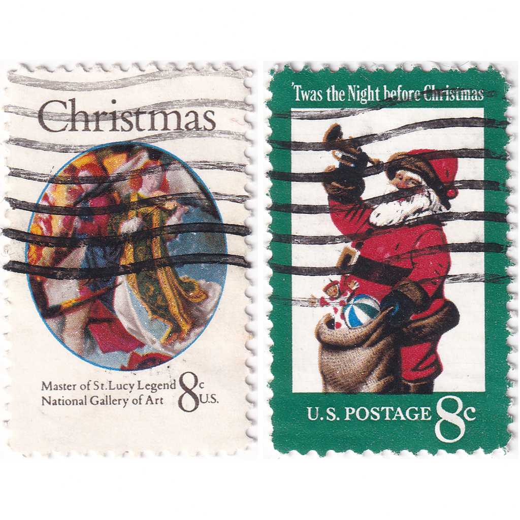 Prangko United States 1972 - Christmas stamps