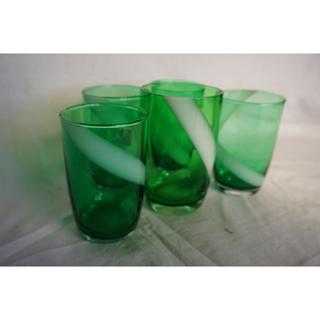 1 Set Gelas Selendang Warna Hijau