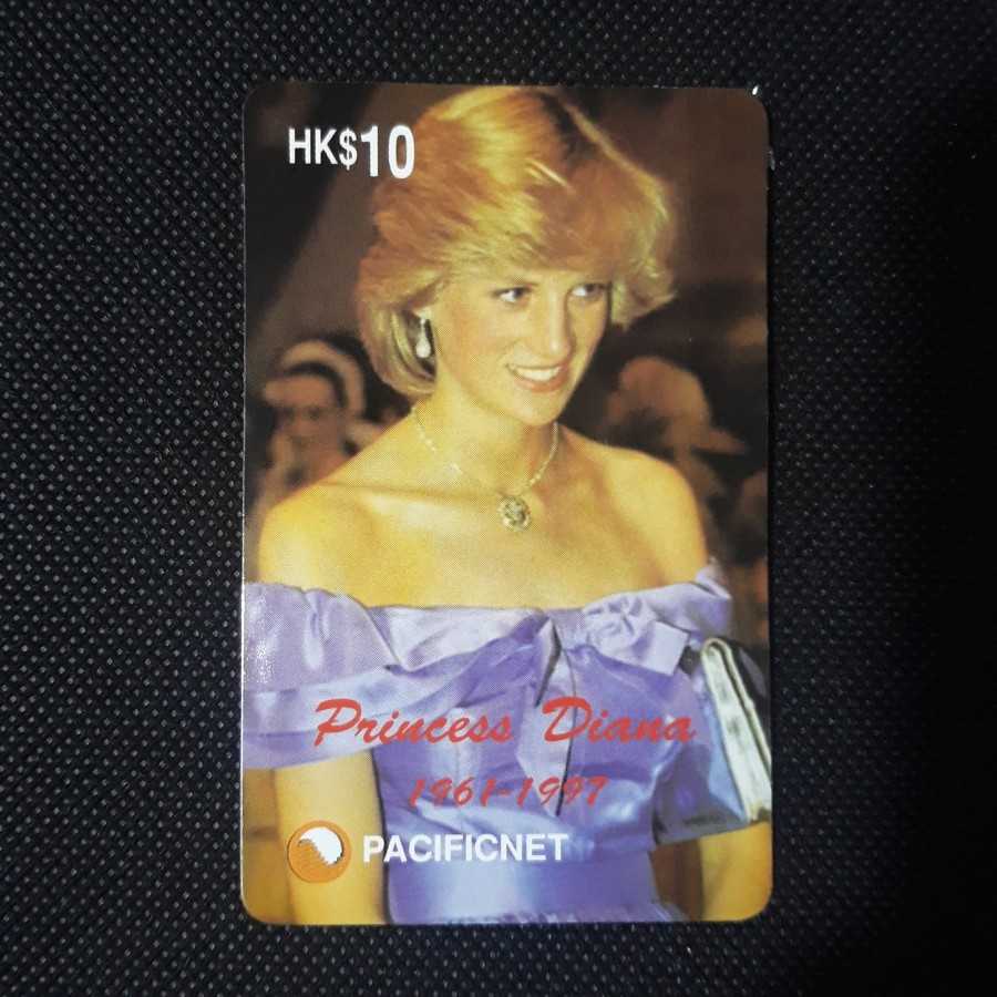 Kartu Telepon Limited Edition " Lady Diana " ex PacificNet - 8 / 2000