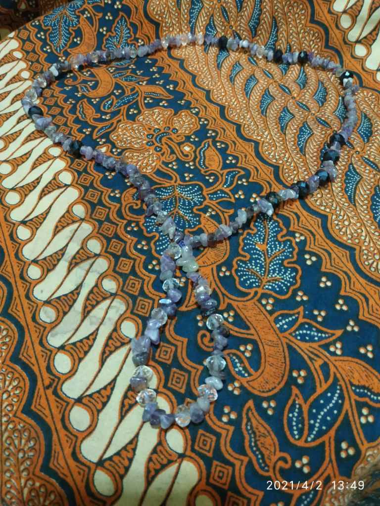 Kalung Batu Kecubung [HB164]