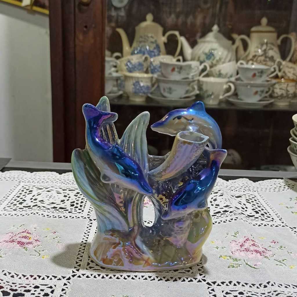 Patung Lumba Lumba Keramik